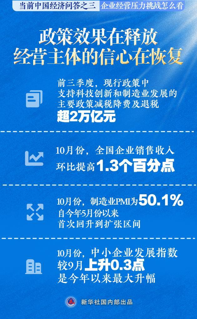 新华述评丨企业经营压力挑战怎么看——当前中国经济问答之三