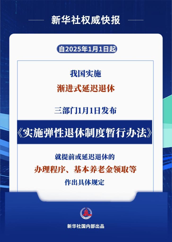 为何制定？有何规定？——三部门相关司局负责同志就《实施弹性退休制度暂行办法》答记者问