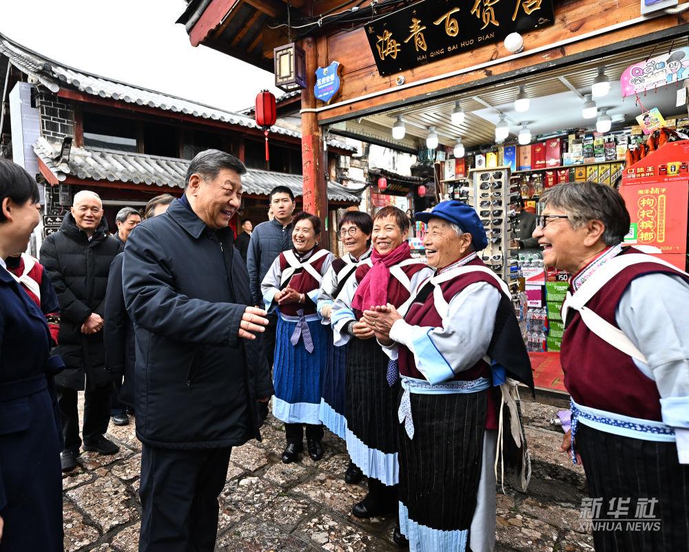 习近平在云南丽江市考察调研  第6张